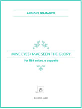 MINE EYES HAVE SEEN THE GLORY TTBB choral sheet music cover